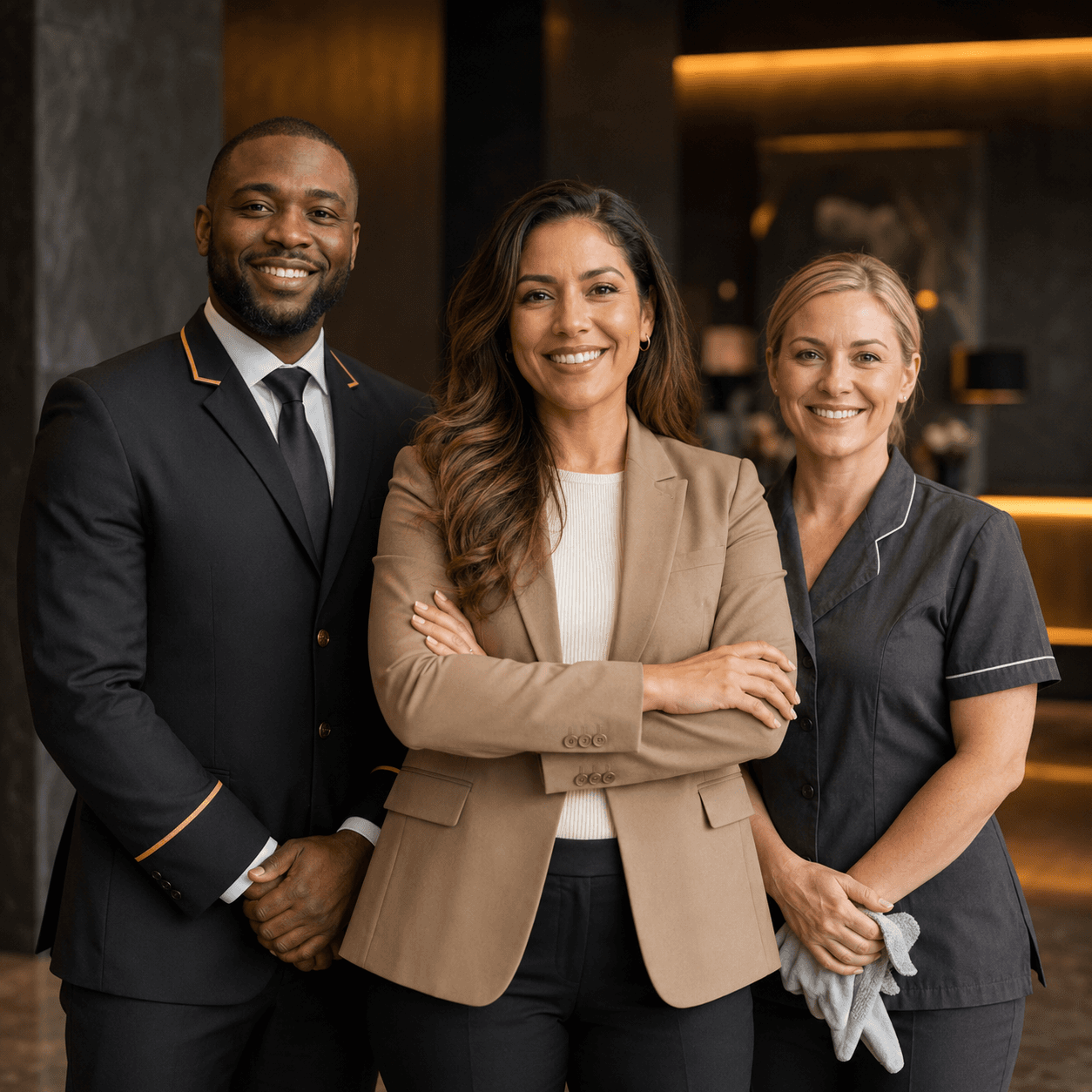 Equipe Athus RH: portaria, gestão de pessoas e conservação